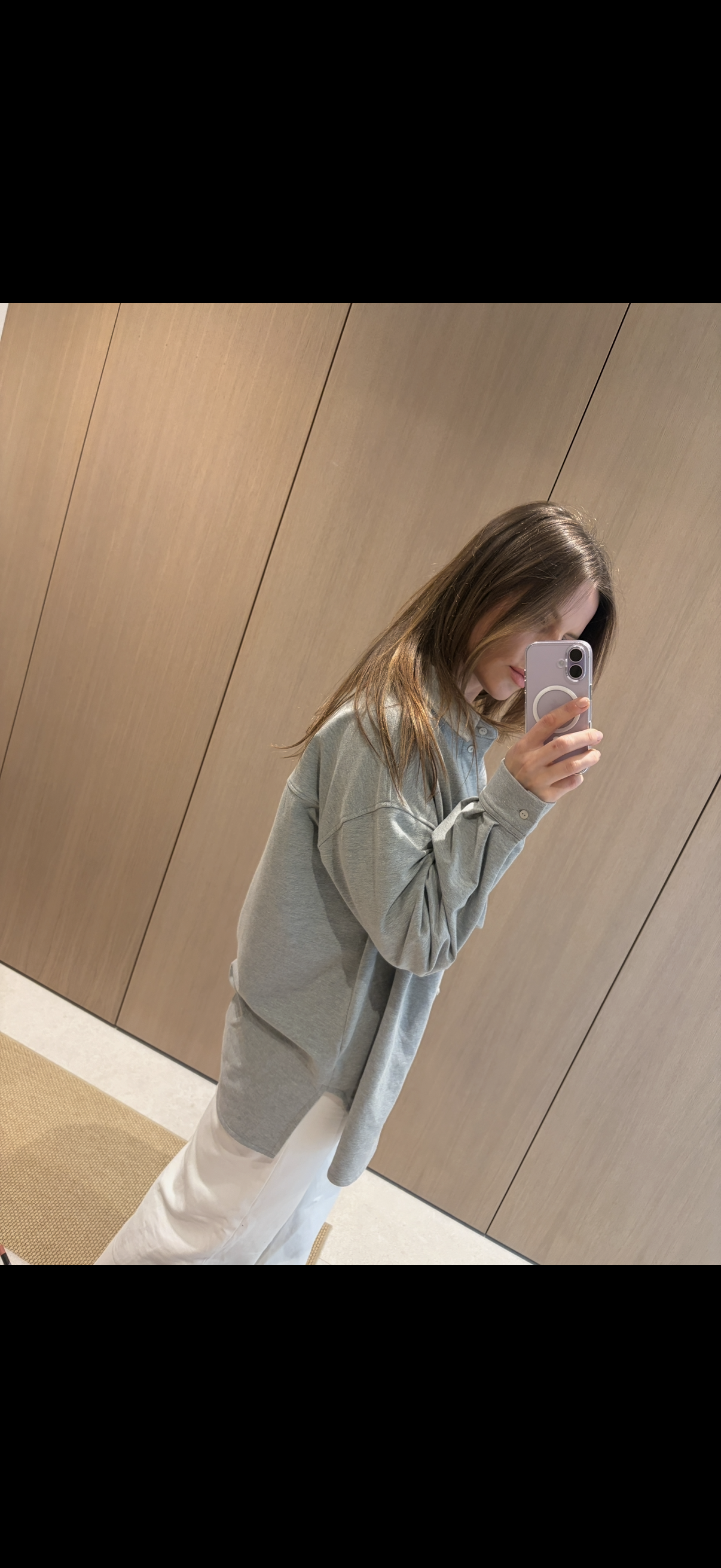 LOUNGE marškiniai Pilkas melanžas