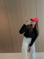 Polo marškinėliai Juoda