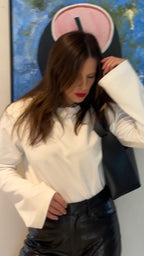 Marškinėliai Pieno balta