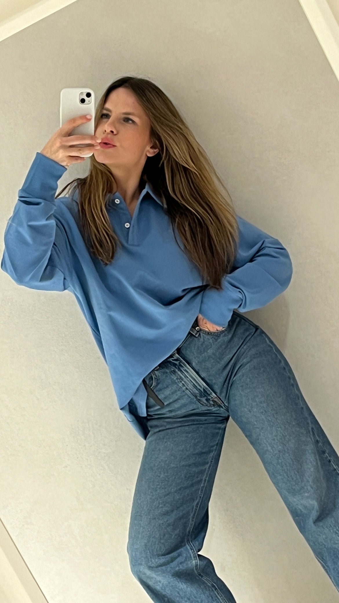 Polo marškinėliai Mėlyna