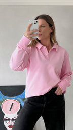 Polo marškinėliai Rožinė