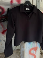 CROP polo marškinėliai