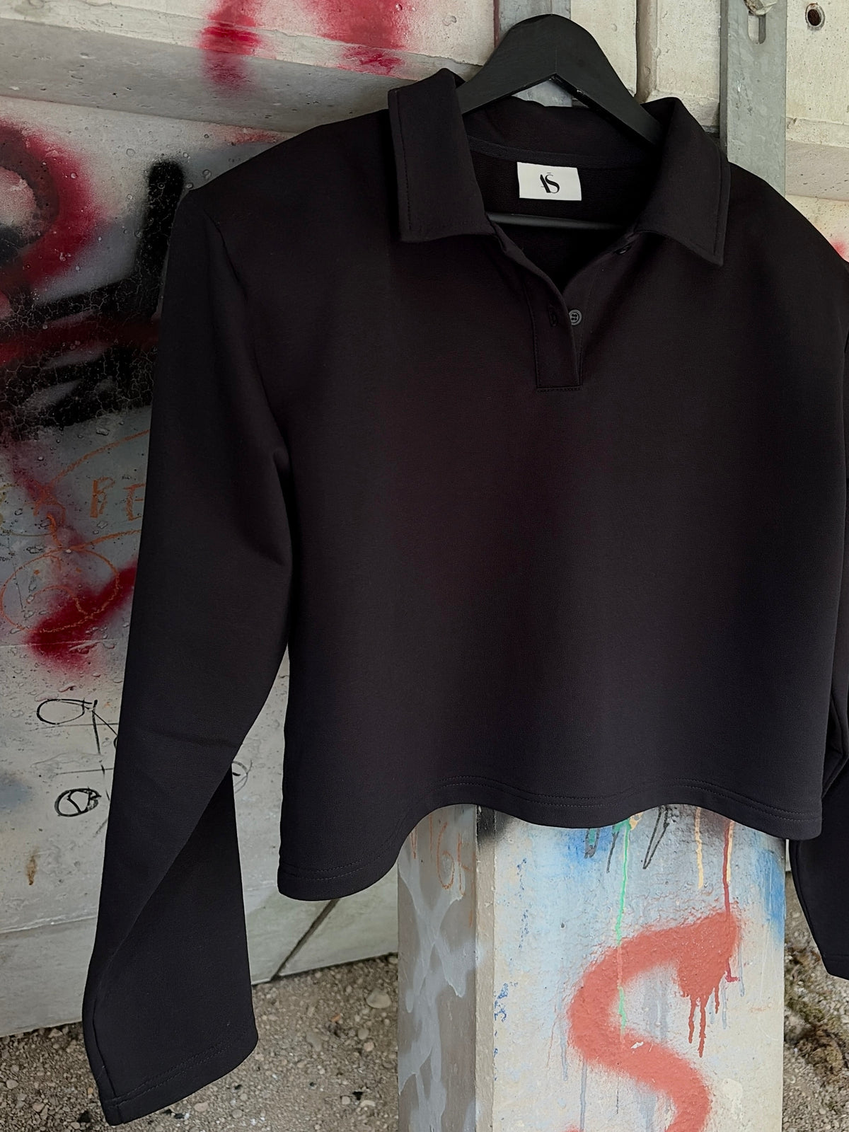 CROP polo marškinėliai