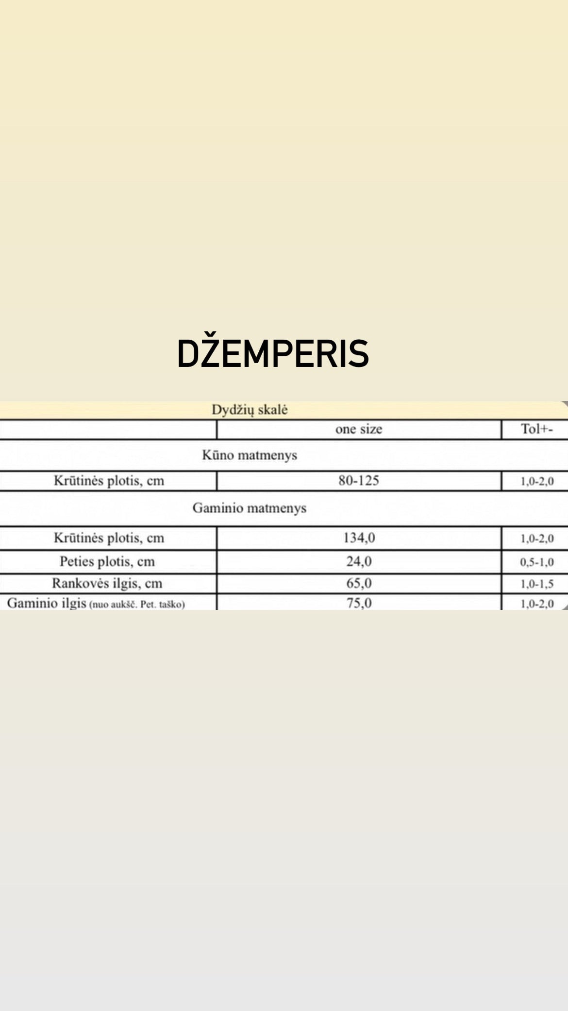 Minimalistinis oversize Džemperis
