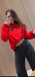 Marškinėliai Long sleeve Raudona