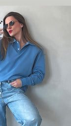 Polo marškinėliai Mėlyna