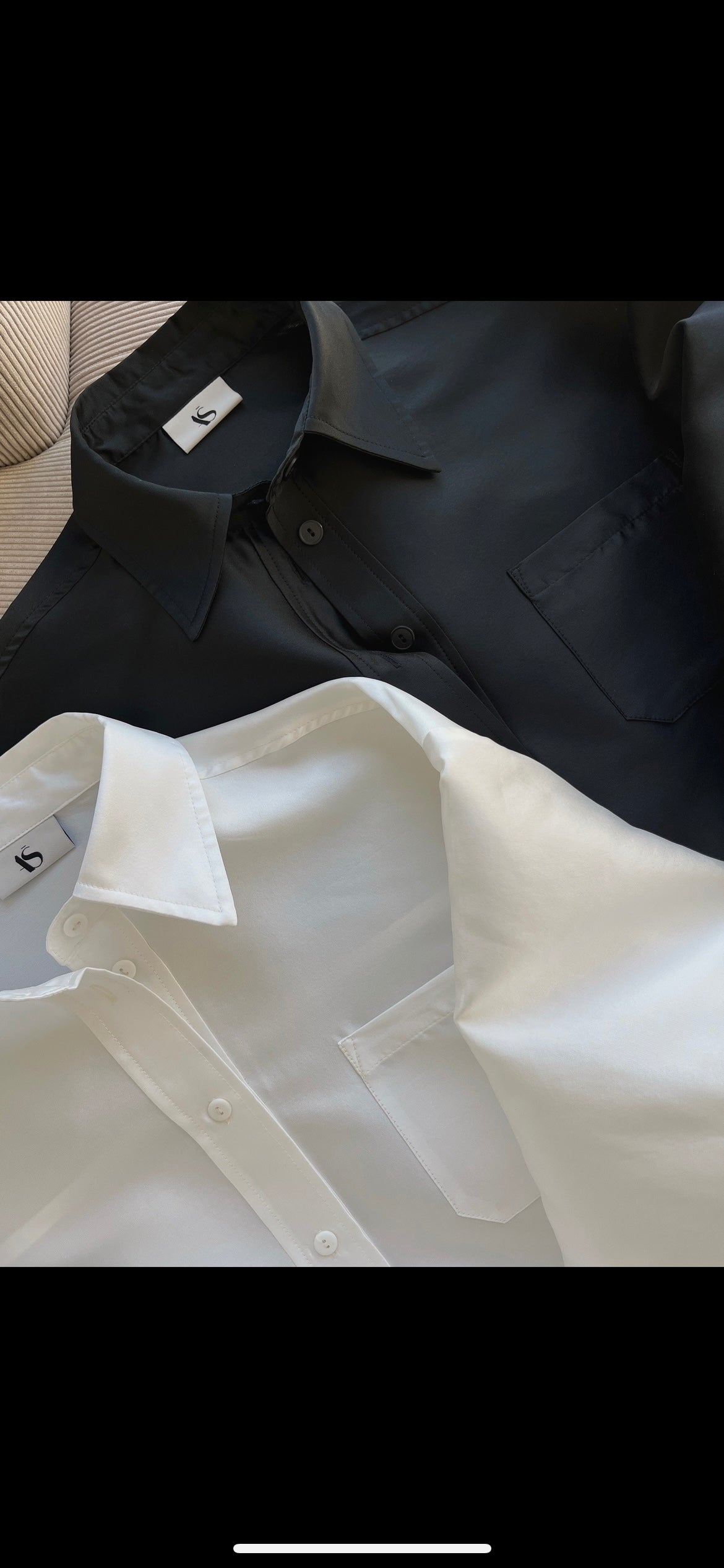 Prabangūs marškiniai su šilku