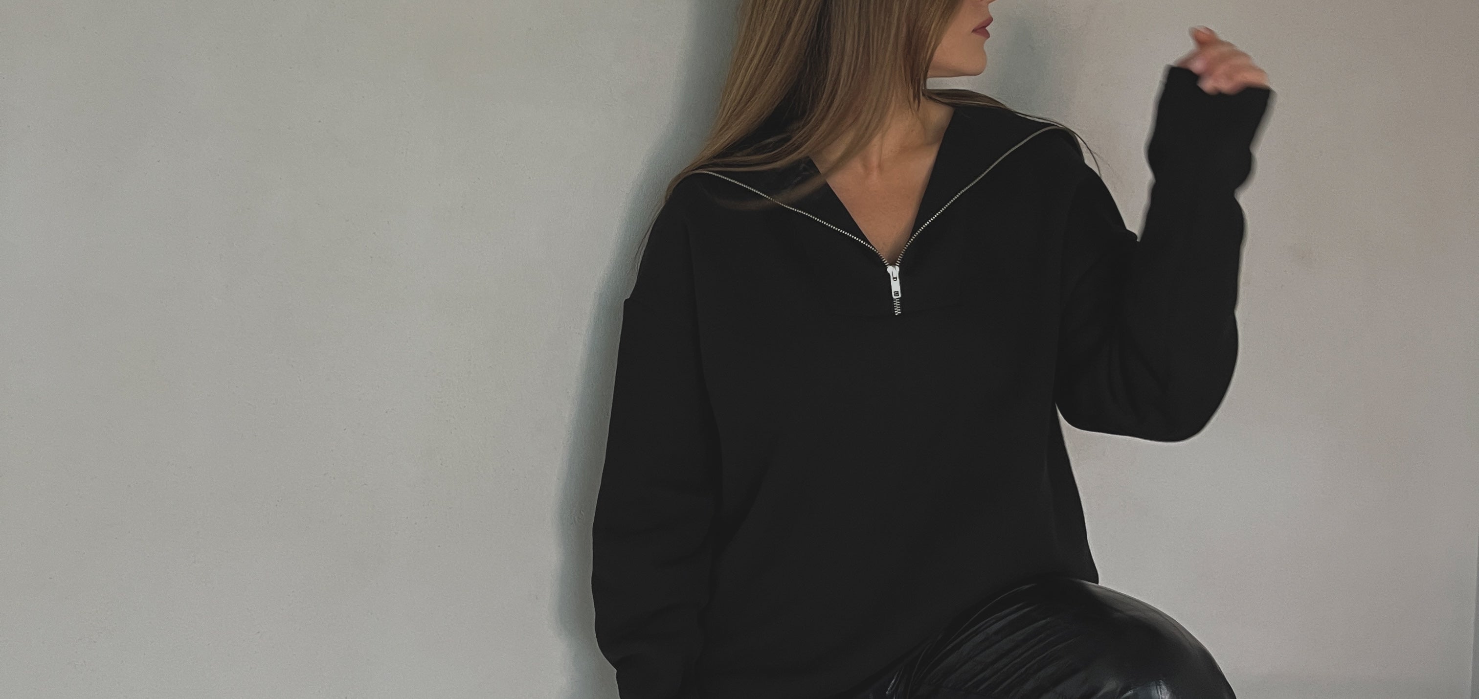 Minimalistinis oversize džemperis