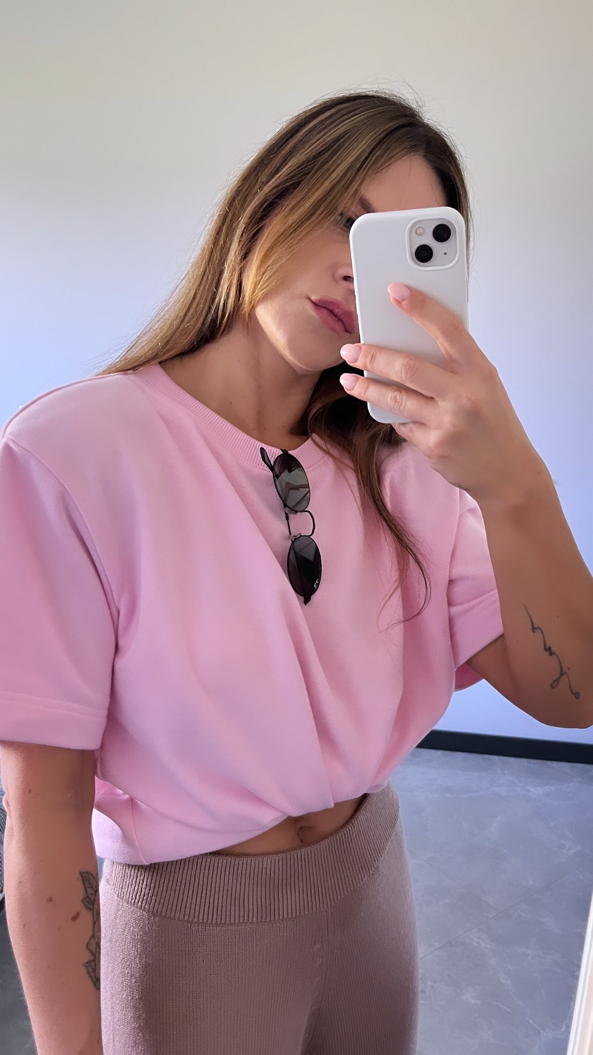 Marškinėliai rožinė