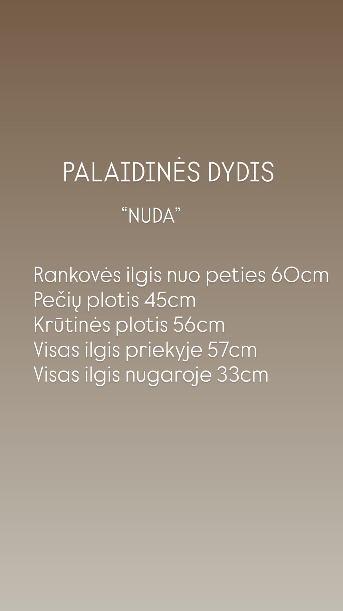 NUDA kostiumėlis