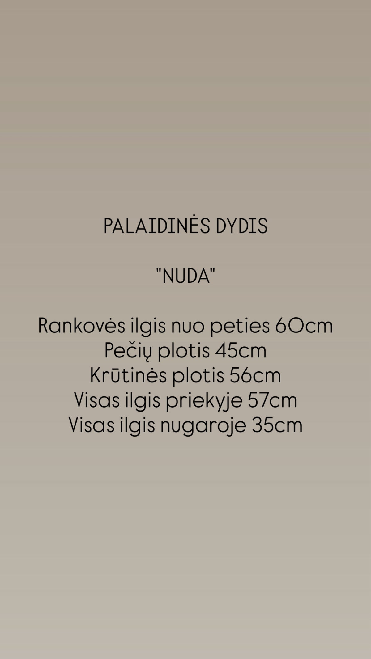 NUDA kostiumėlis
