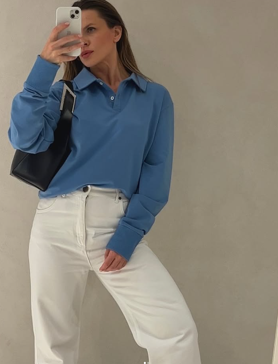 Polo marškinėliai Mėlyna