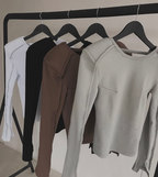 Palaidinė su petukais atvira nugara Pilka