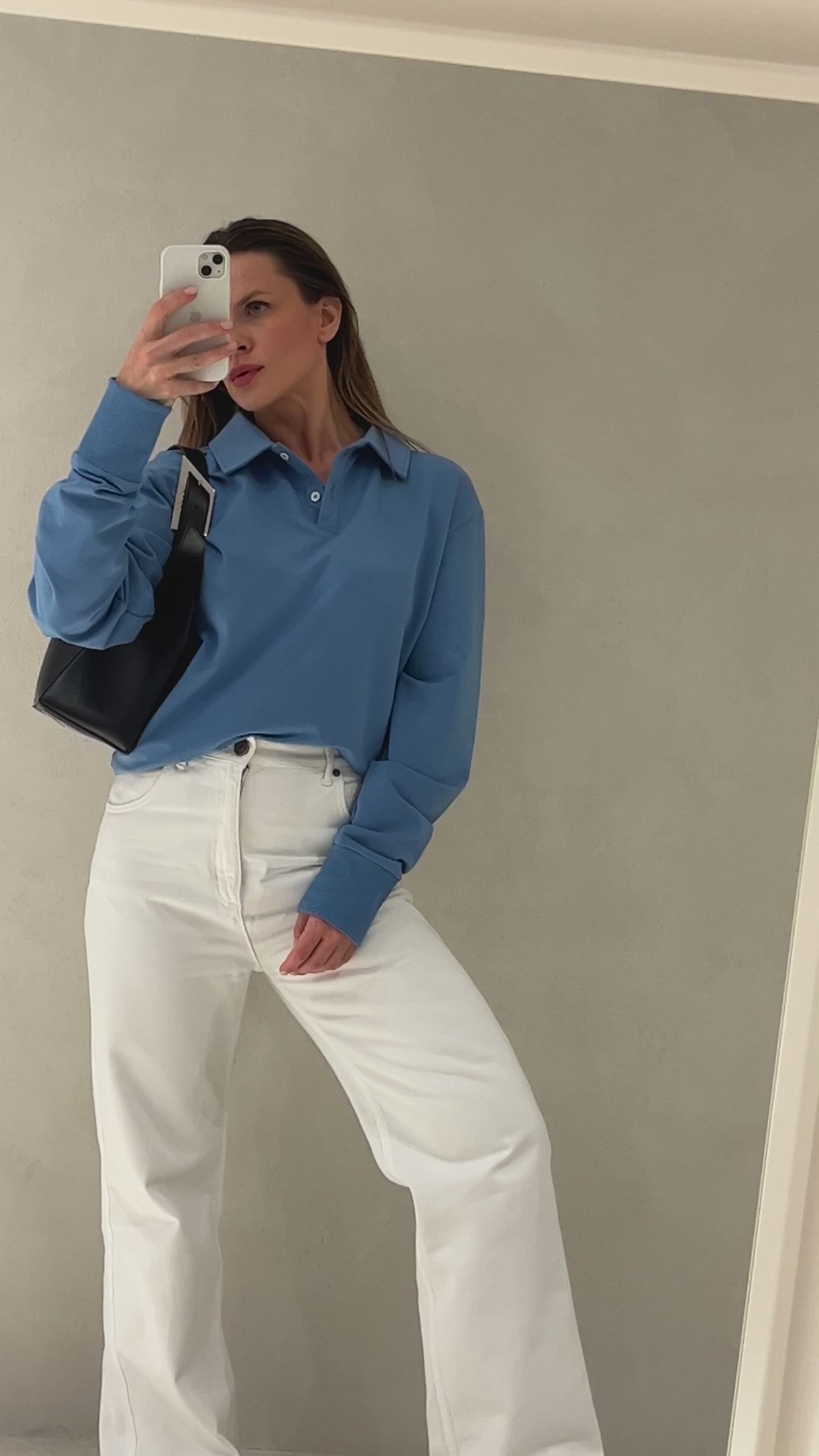 Polo marškinėliai Mėlyna